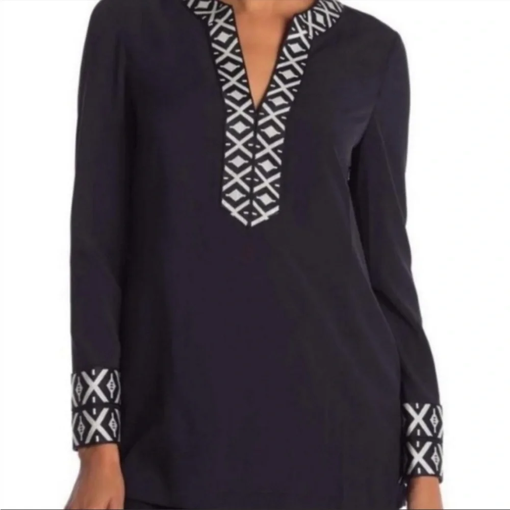Tory Burch Ariana Embroidered Tunic